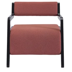 Moki Red Lounge Chair di Gianluca Villa