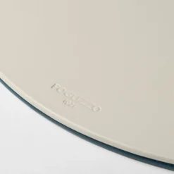 Mondrian Tovaglietta ovale blu Amalfi e bianco Luna