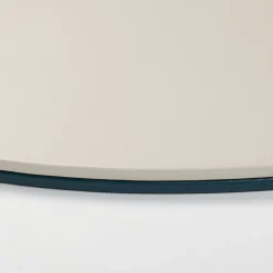 Mondrian Tovaglietta ovale blu Amalfi e bianco Luna