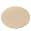 Mondrian Tovaglietta rotonda Cappuccino Beige e Luna White