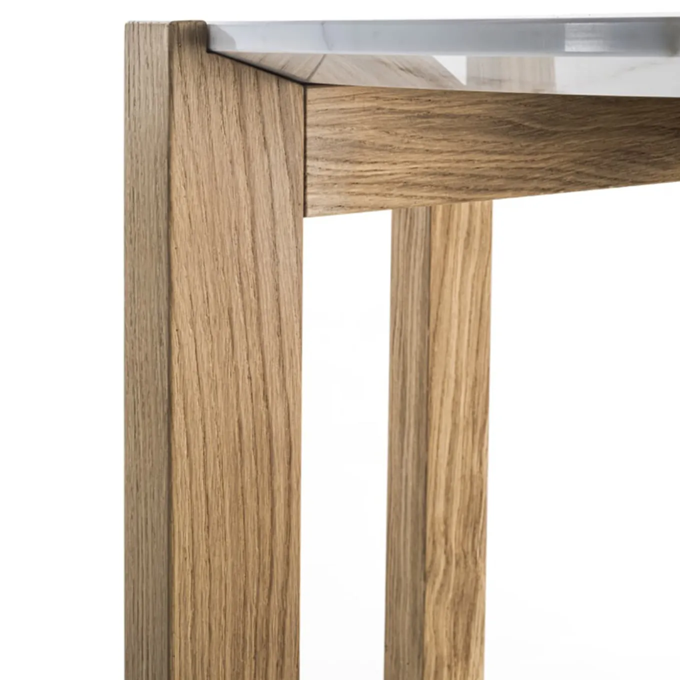 Moon 2 Tavolino rotondo in marmo bianco