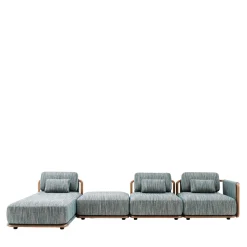 Moorea Key West Modular Blu Divano da Esterno #1