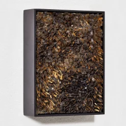 Movimento N231 Pannello Decorativo In Vetro Oro