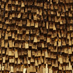 Movimento N256 Pannello Decorativo In Vetro Oro