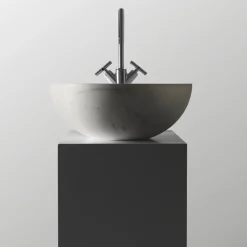 Nabhi Collection Lavabo Bowl N.4 Small in Bianco del Re