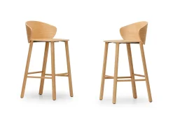 Non sgabello da bar in legno #4