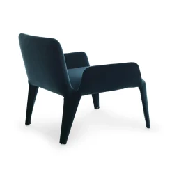 Nova Blue Lounge chair con braccioli