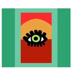 Nova Idola Stampa policroma su arazzo di seta