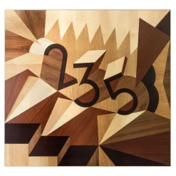 Numeri Intarsiati Pannello grande