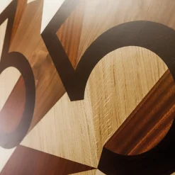 Numeri Intarsiati Pannello grande