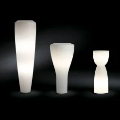 Obice, lampada da terra grande in avorio