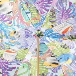 Ombrello blu con manico a forma di pesce Nemo