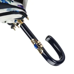 Ombrello navy con fiori