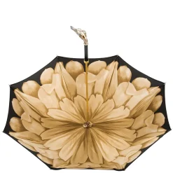 Ombrello nero con manico di levriero