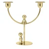 Omini Thinker Walkman Candlestick in ottone lucido di Stefano Giovannoni