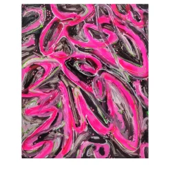 Opera vivace in rosa fluorescente