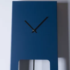 Orologio a pendolo alto Tiuku in acciaio blu