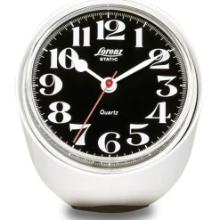 Orologio da tavolo bianco statico di Richard Sapper