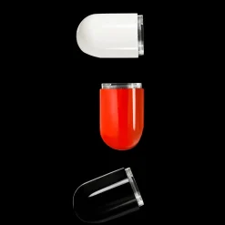 Orologio da tavolo bianco statico di Richard Sapper