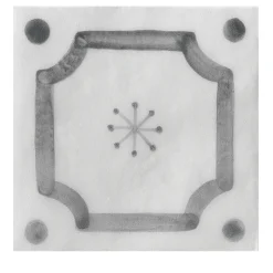 Ot Budoni Azzurro Set di 24 piastrelle quadrate