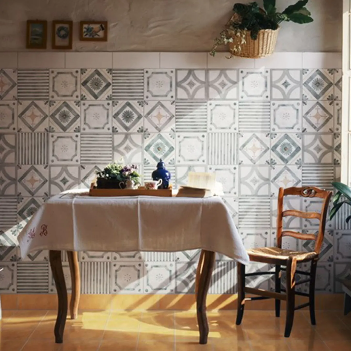 Ot Palau Azure Set di 24 piastrelle quadrate