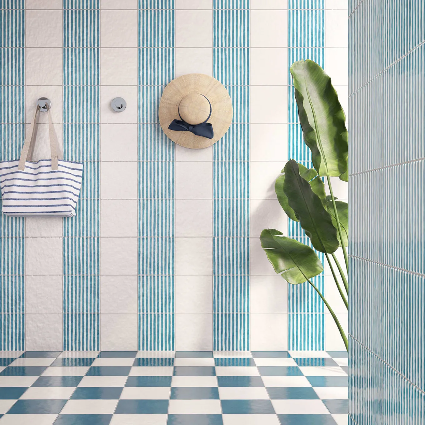 Ot Palau Oceano Blue Set di 24 piastrelle quadrate