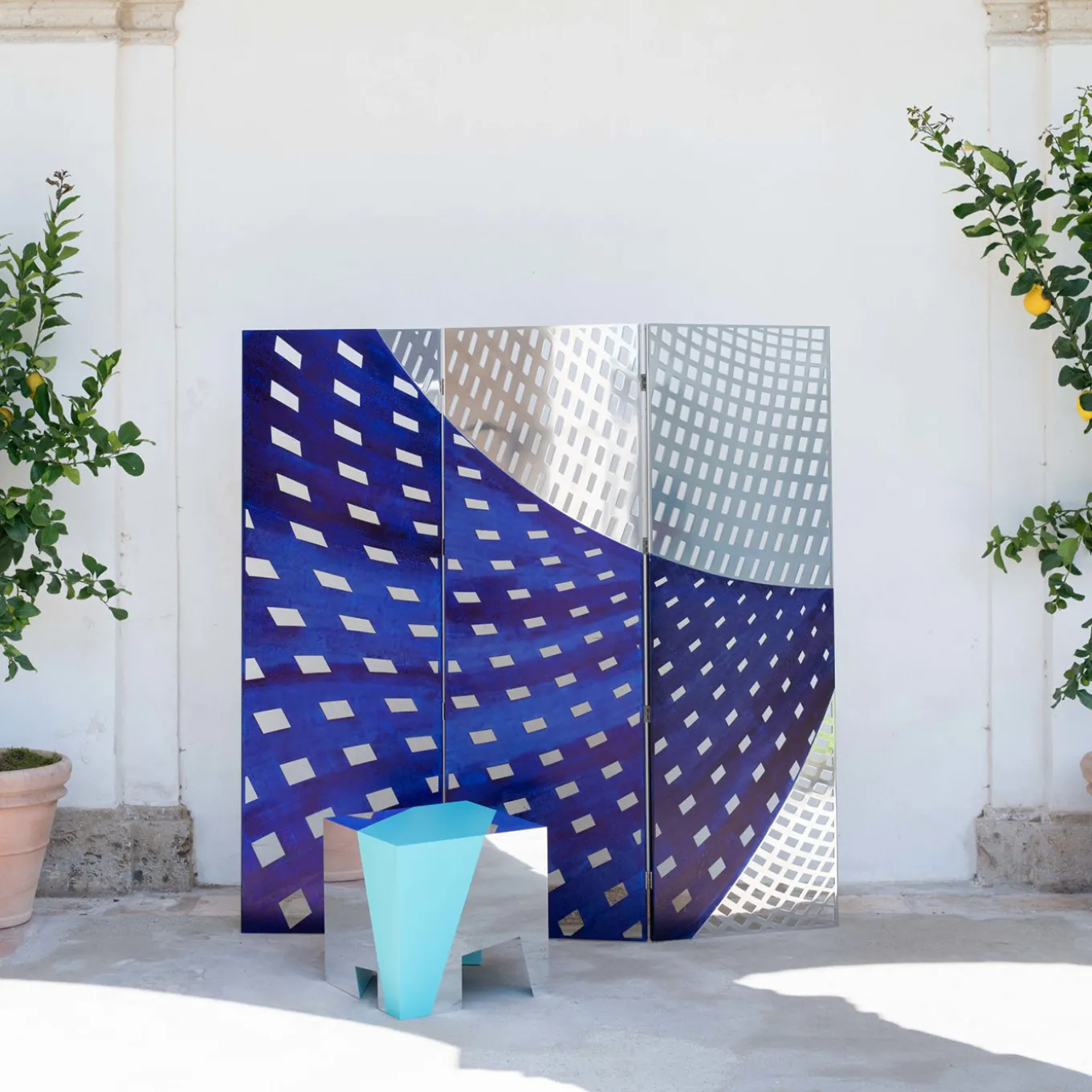 Otto Blu Di Prussia Separè di Doriana & Massimiliano Fuksas