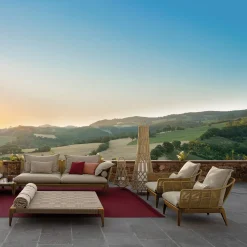 Ottomana Cruise in teak di Ludovica & Roberto Palomba