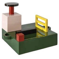 Paesaggi Scultura quadrata policroma di Nathalie Du Pasquier