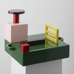 Paesaggi Scultura quadrata policroma di Nathalie Du Pasquier