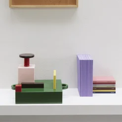 Paesaggi Scultura quadrata policroma di Nathalie Du Pasquier