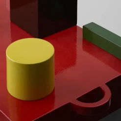 Paesaggi Scultura rettangolare policroma di Nathalie Du Pasquier