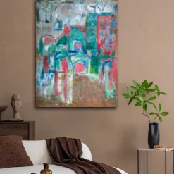 Paesaggio Urbano Dipinto Figurativo