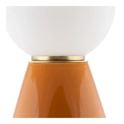 Palm Lampada da tavolo grande Acquamarina e Arancione