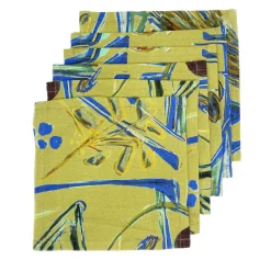 Panarea Set di 6 tovaglioli da cocktail in lino e cotone