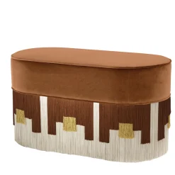 Panca Mali Arc-Design color cognac di Lorenza Bozzoli