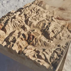 Panca topografica Belvedere designed by Riccardo Vendramin