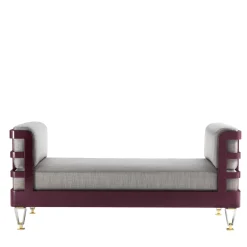 Panchina in legno laccato