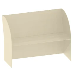 Panchina per esterni in alluminio Coimbra 02 Beige