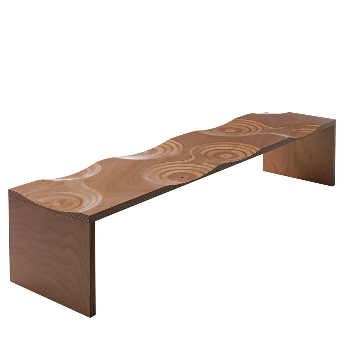 Panchina per esterni Ripples di Toyo Ito