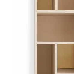 Pangea, pensile grande in ottone e rosa cipria