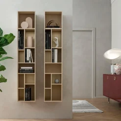 Pangea, pensile grande in ottone e rosa cipria