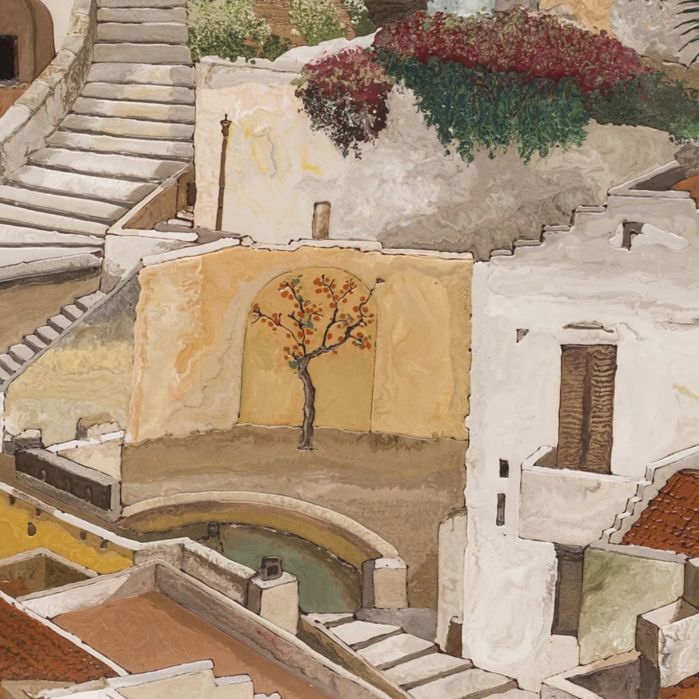 Pannello da parete Matera Scagliola di Lodovico Cupioli