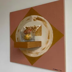 Pannello decorativo e mensola Tempio di Mascia Meccani