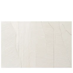 Pannello decorativo in gesso bianco Waves
