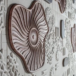 Pannello decorativo in marmo Anemone