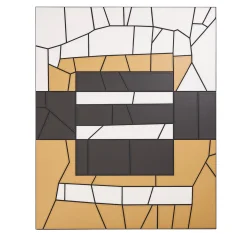 Pannello decorativo in pelle policroma #1