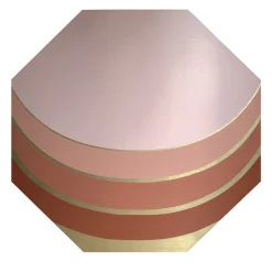 Pannello Decorativo Ottagonale Joy Arancione