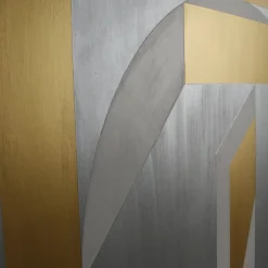 Pannello Decorativo Ottagonale Love Argento