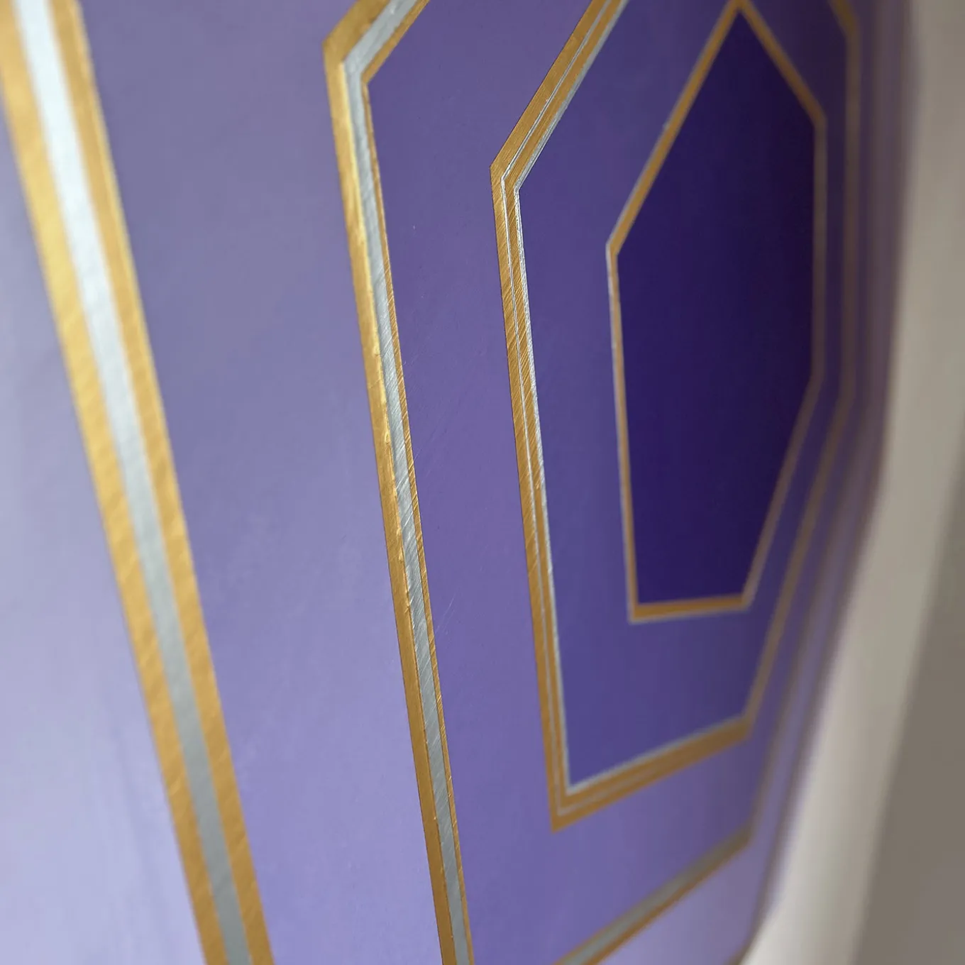 Pannello Decorativo Ottagonale Freedom Viola